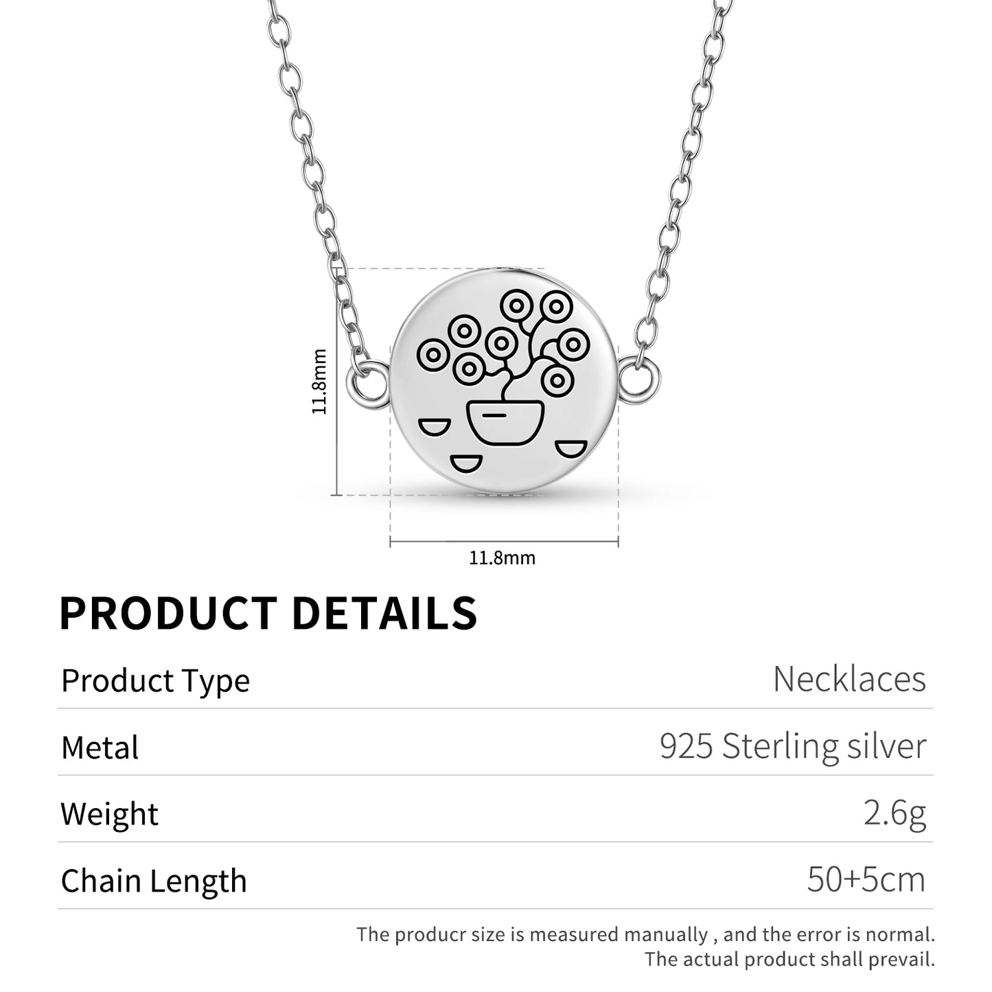 Money Tree Feng shui Symbols Necklace