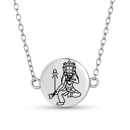 Mandarava Buddhist Gods Symbols Necklace