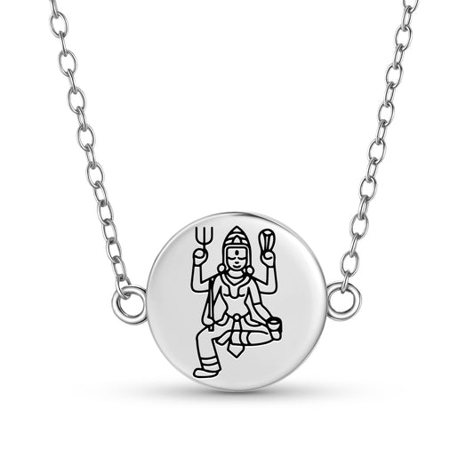 Kumari Devi Buddhist Gods Symbols Necklace