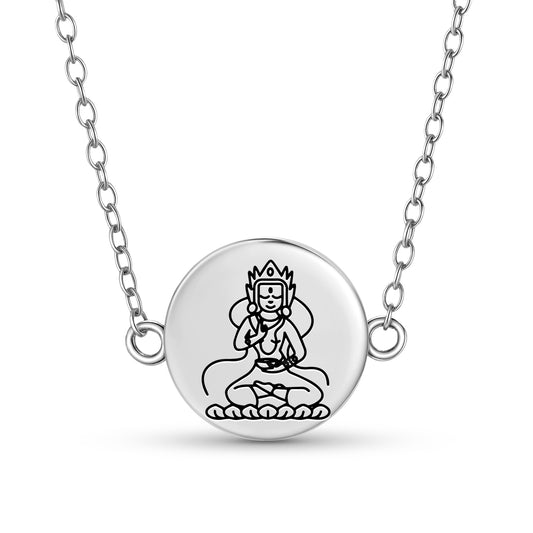 Yeshe Tsogyal Buddhist Gods Symbols Necklace