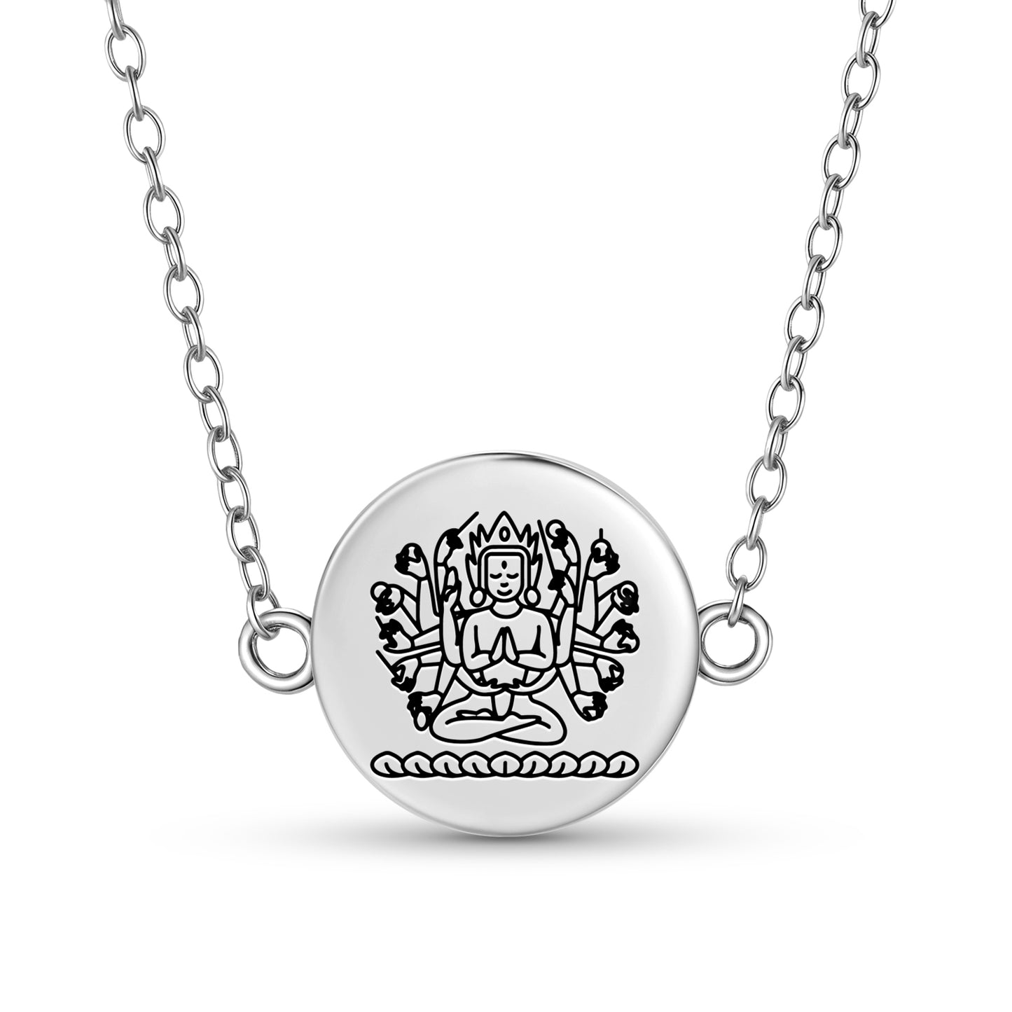 Cunda Buddhist Gods Symbols Necklace