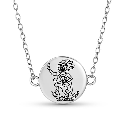 Simhamukha Buddhist Gods Symbols Necklace