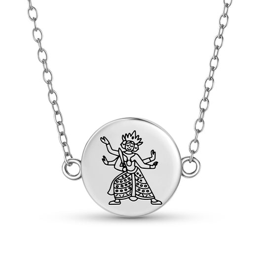Janguli Buddhist Gods Symbols Necklace