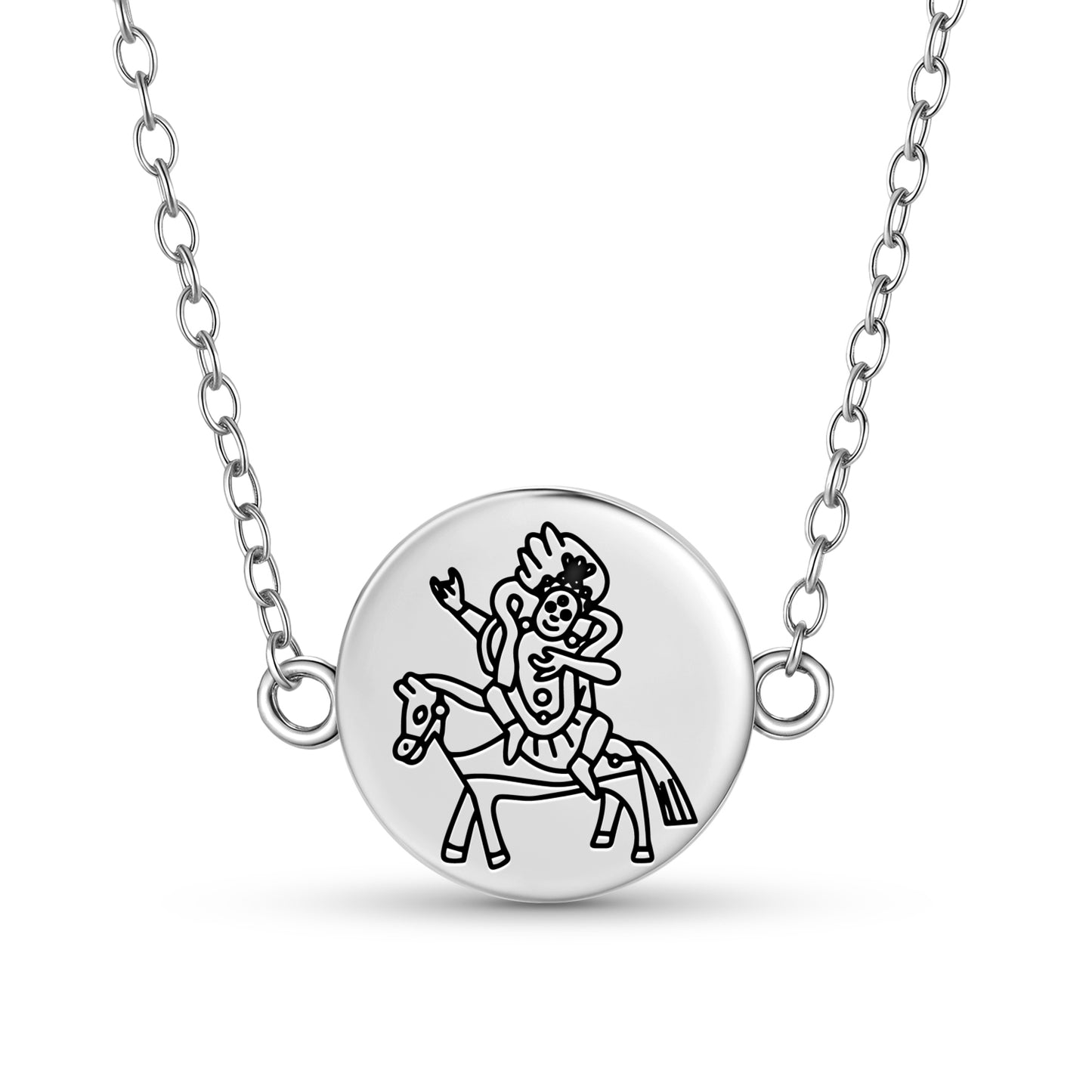 Palden Lhamo Buddhist Gods Symbols Necklace