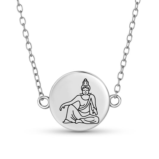 Guanyin Buddhist Gods Symbols Necklace