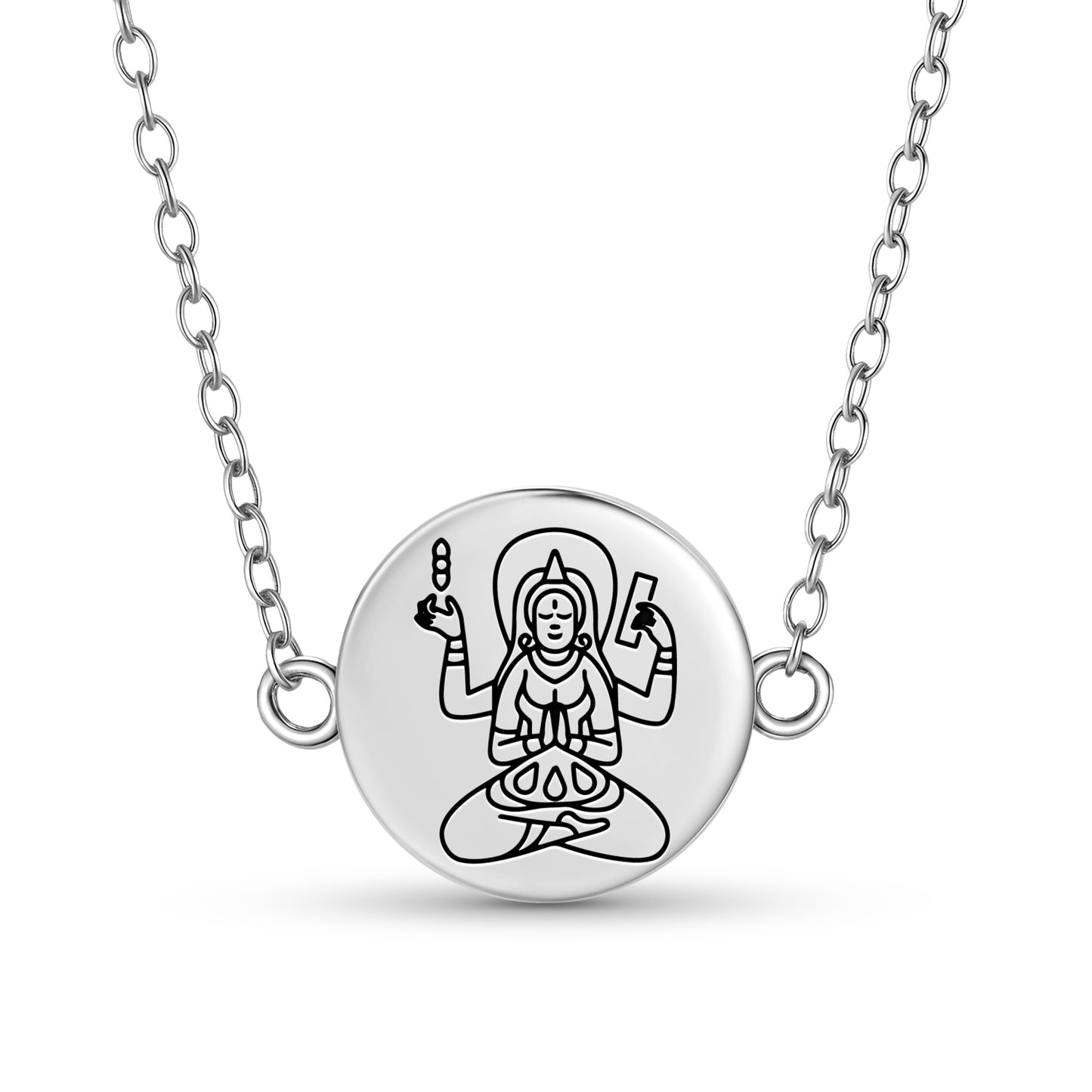 Prajnaparamita Devi Buddhist Gods Symbols Necklace