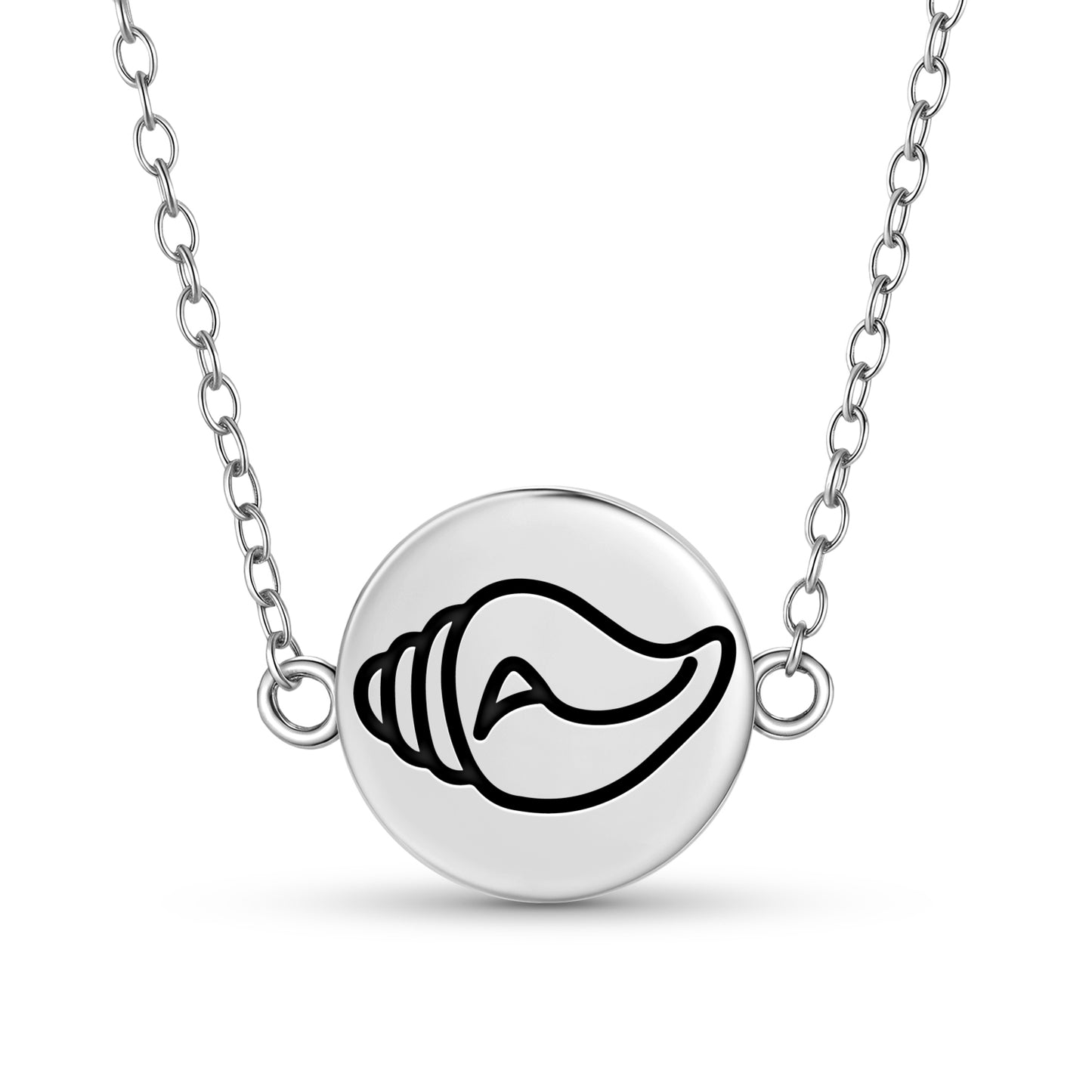 Shankha Conch Jainism Symbols Necklace