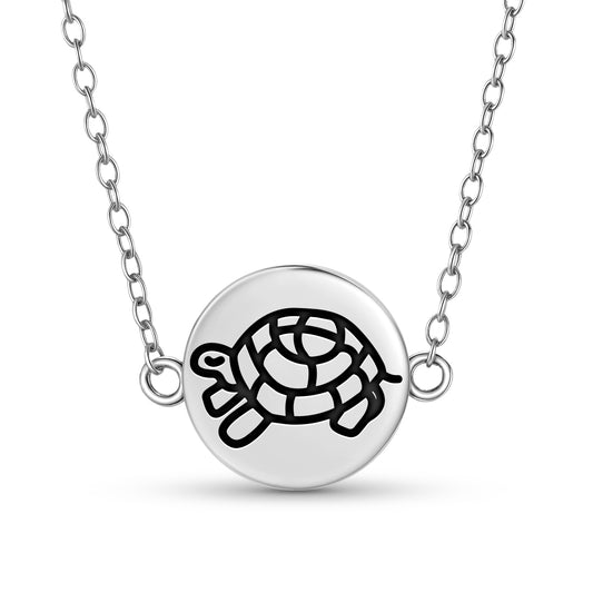 Kachup Tortoise Jainism Symbols Necklace