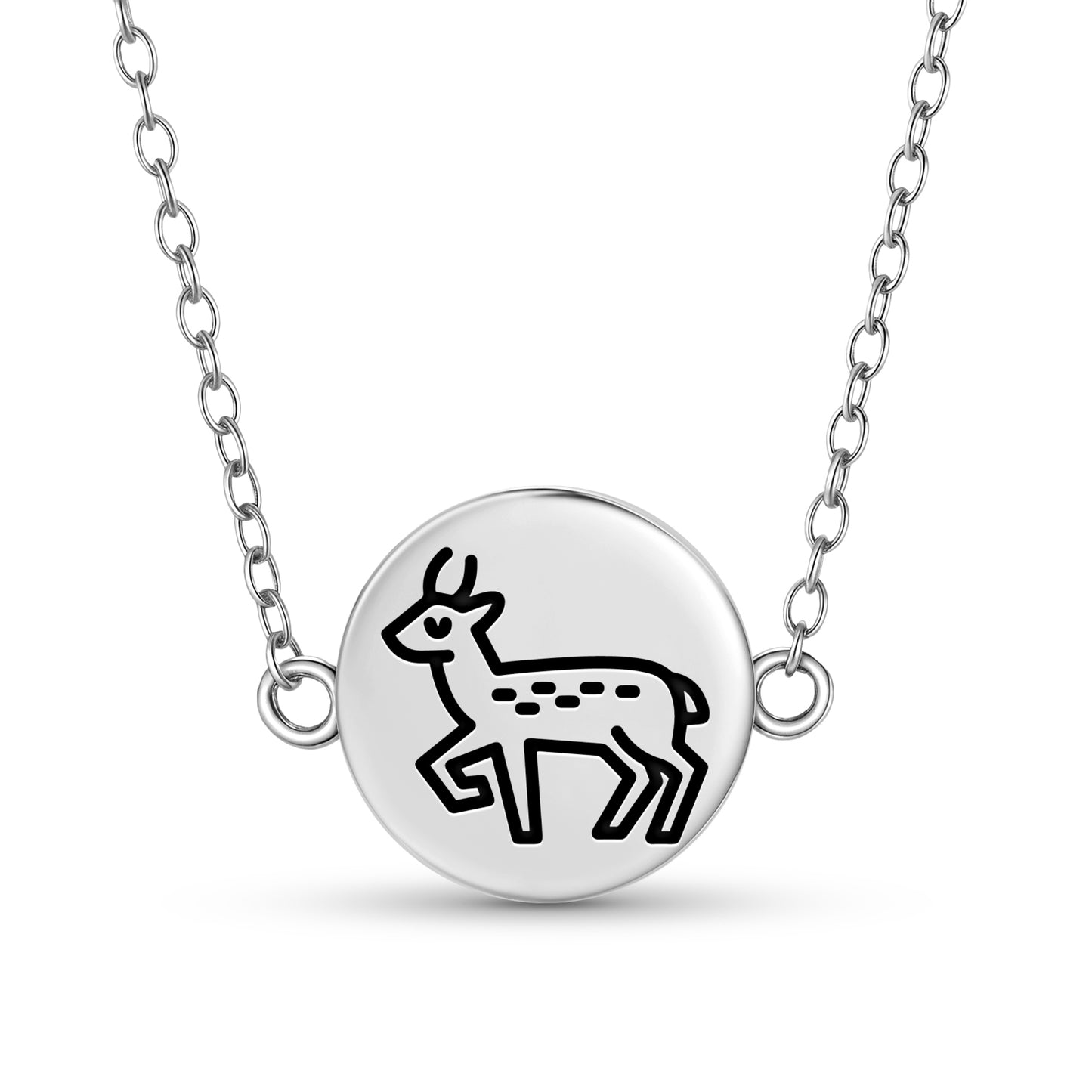 Deer Jainism Symbols Necklace