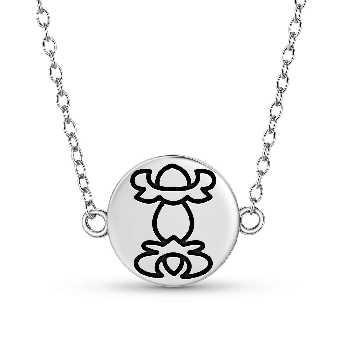 Vajra Bolt Jainism Symbols Necklace