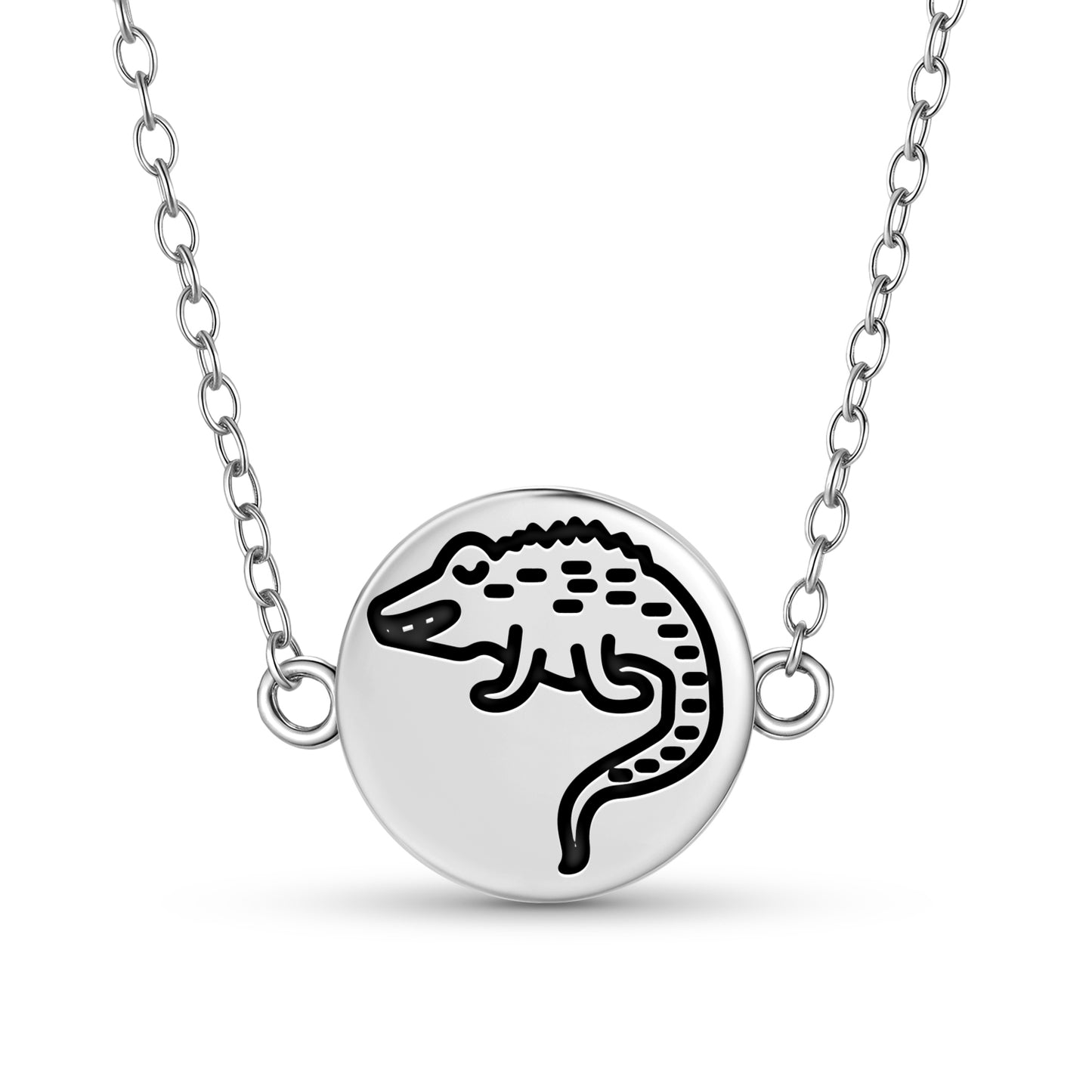 Crocodile Jainism Symbols Necklace