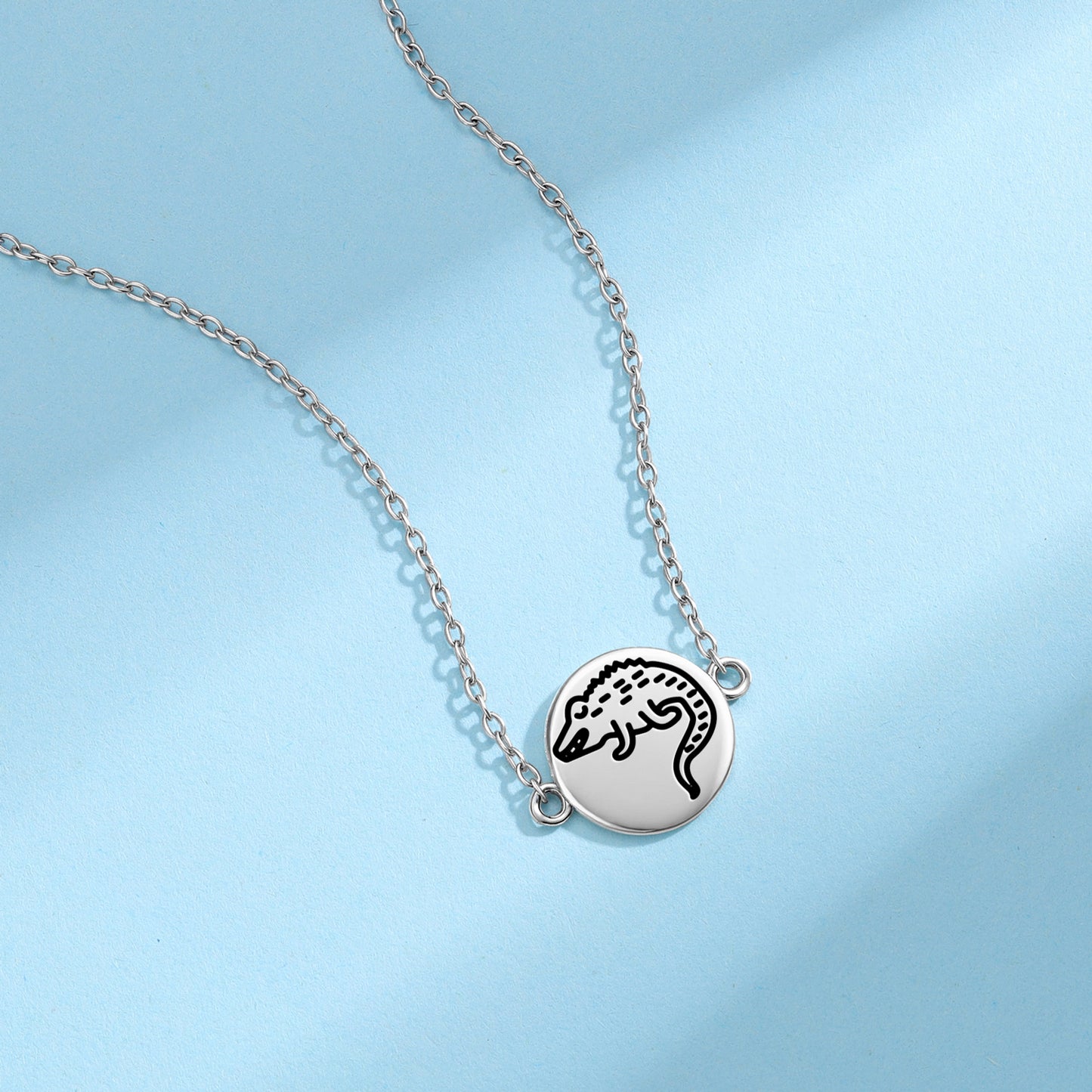 Crocodile Jainism Symbols Necklace