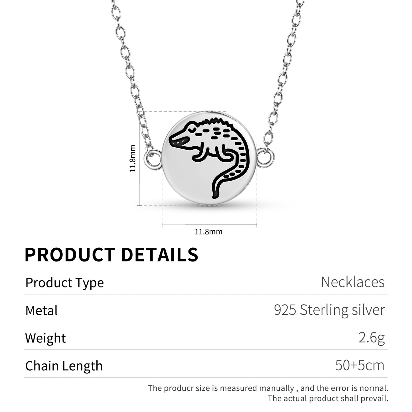 Crocodile Jainism Symbols Necklace