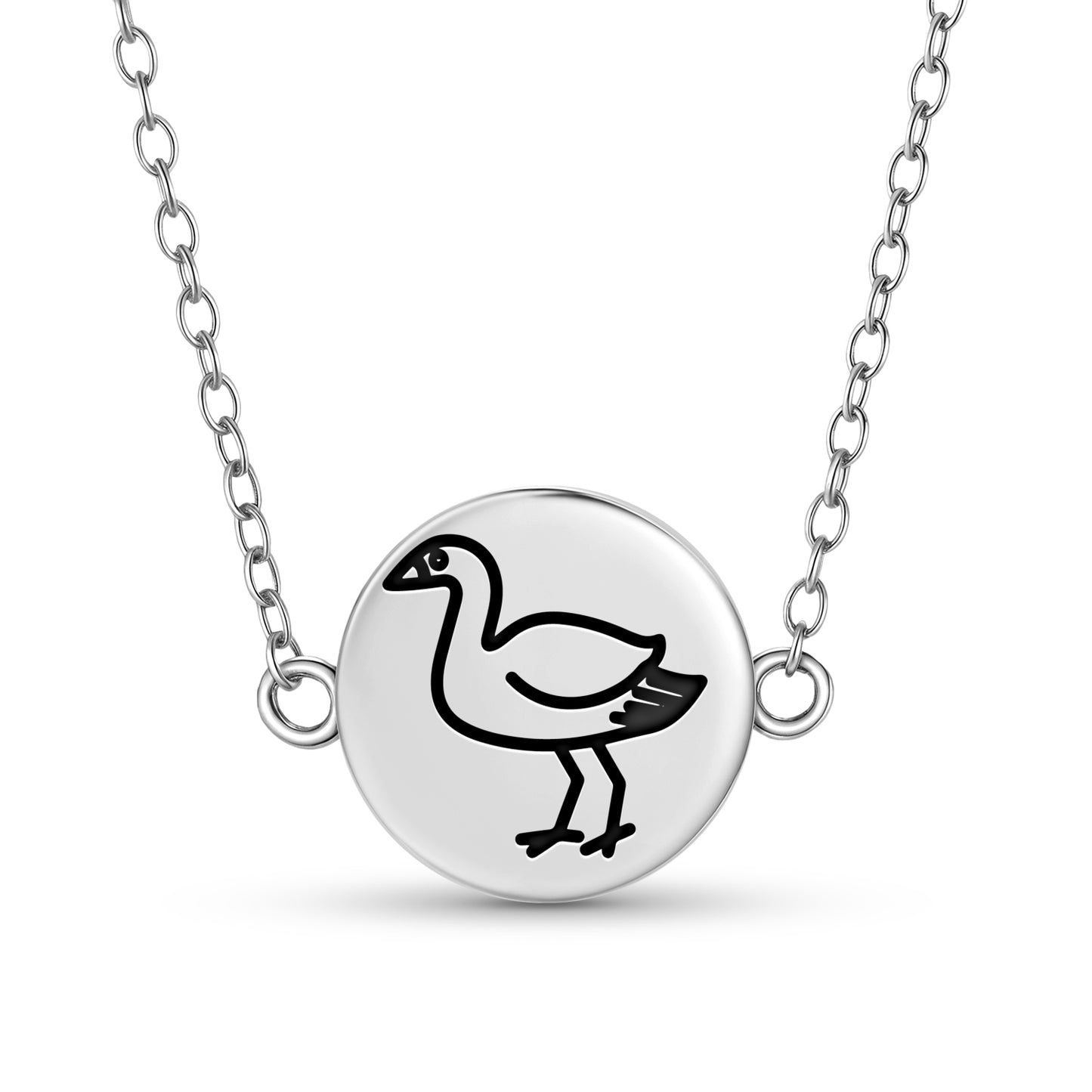 Heron Jainism Symbols Necklace