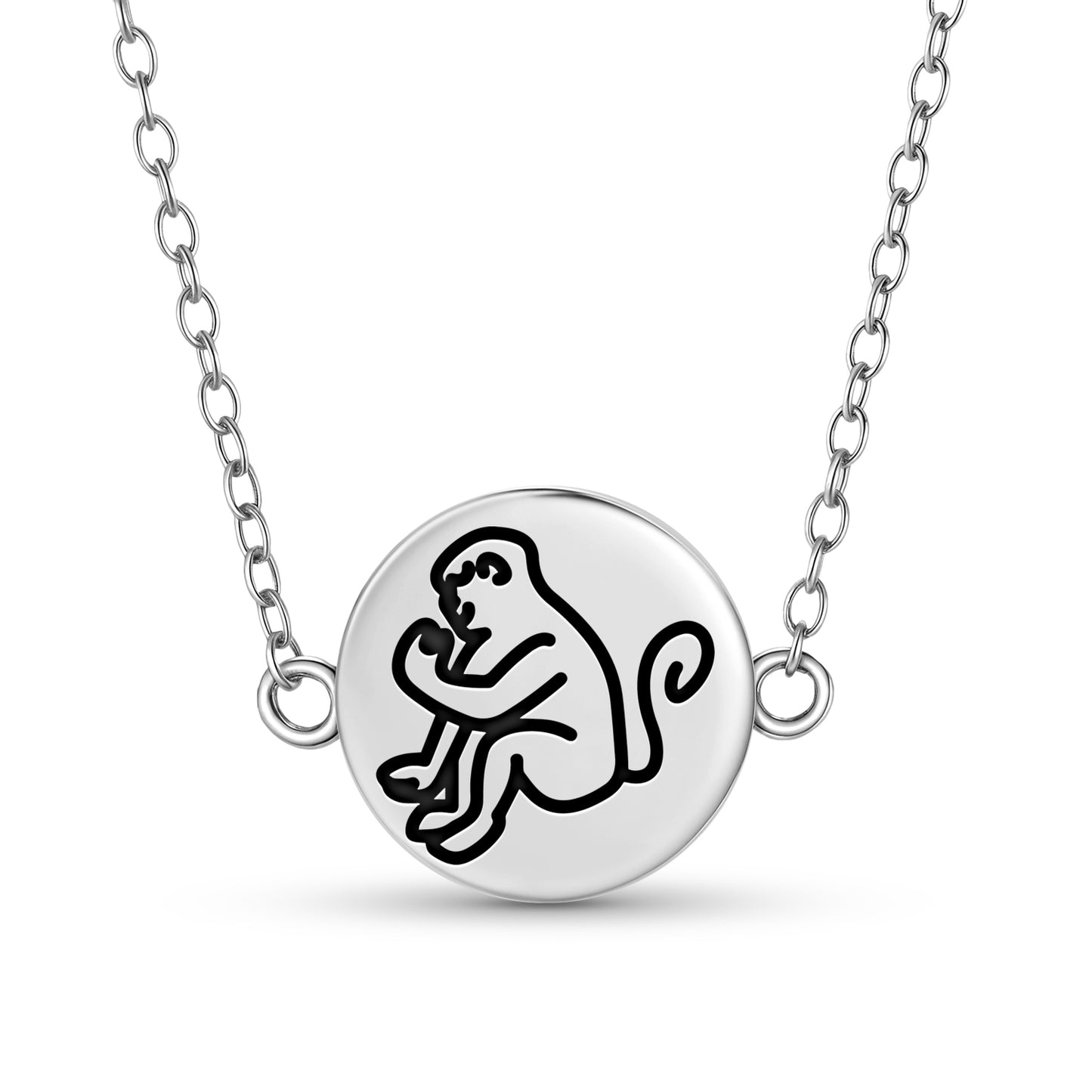 Monkey Ape Jainism Symbols Necklace