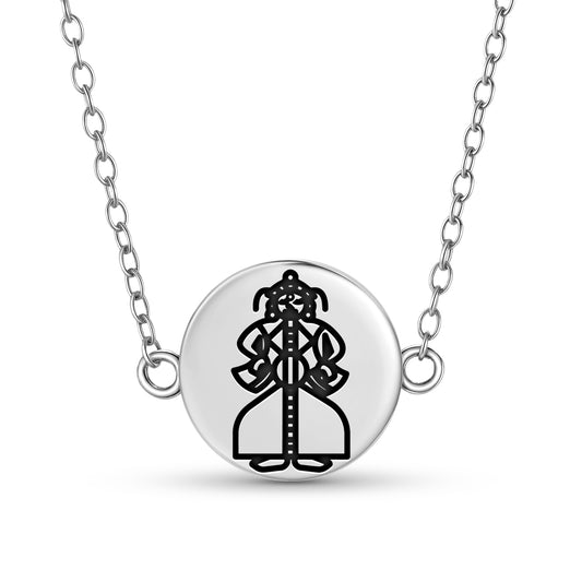 Loka Purusha Jainism Symbols Necklace