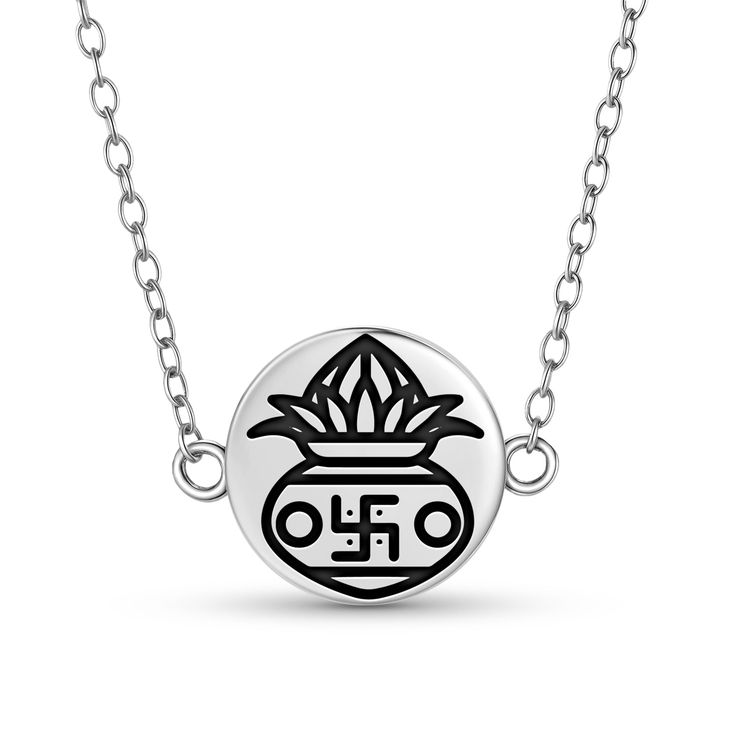 Kalasha Jainism Symbols Necklace