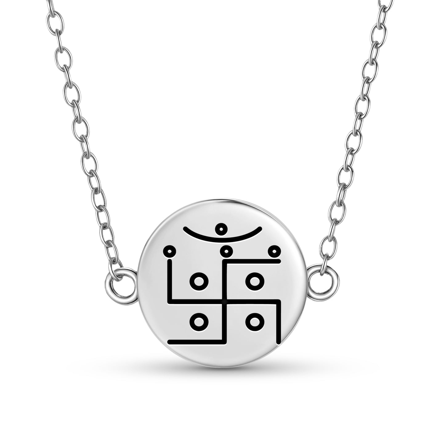 Swastika Jainism Symbols Necklace