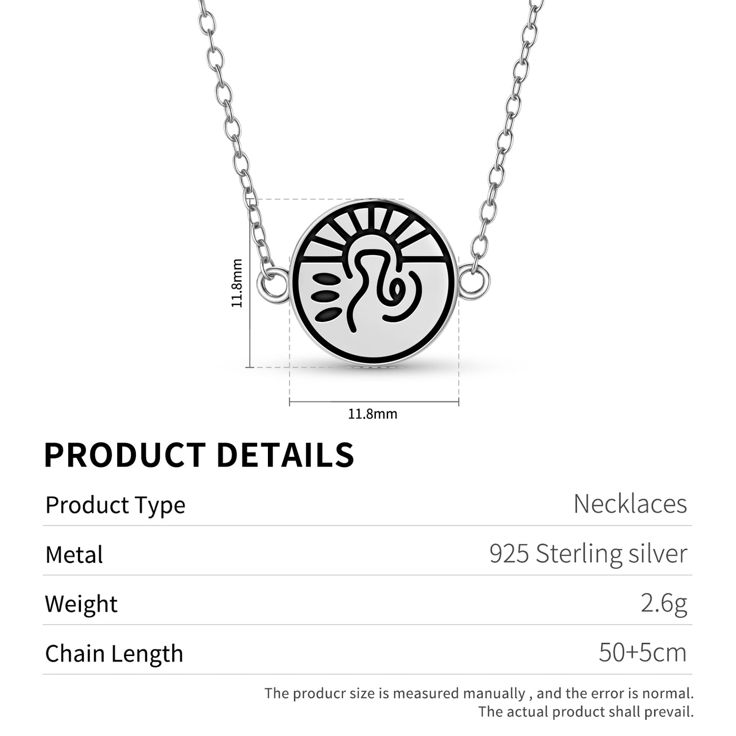 Leo Seal Anthroposophy Symbols Necklace