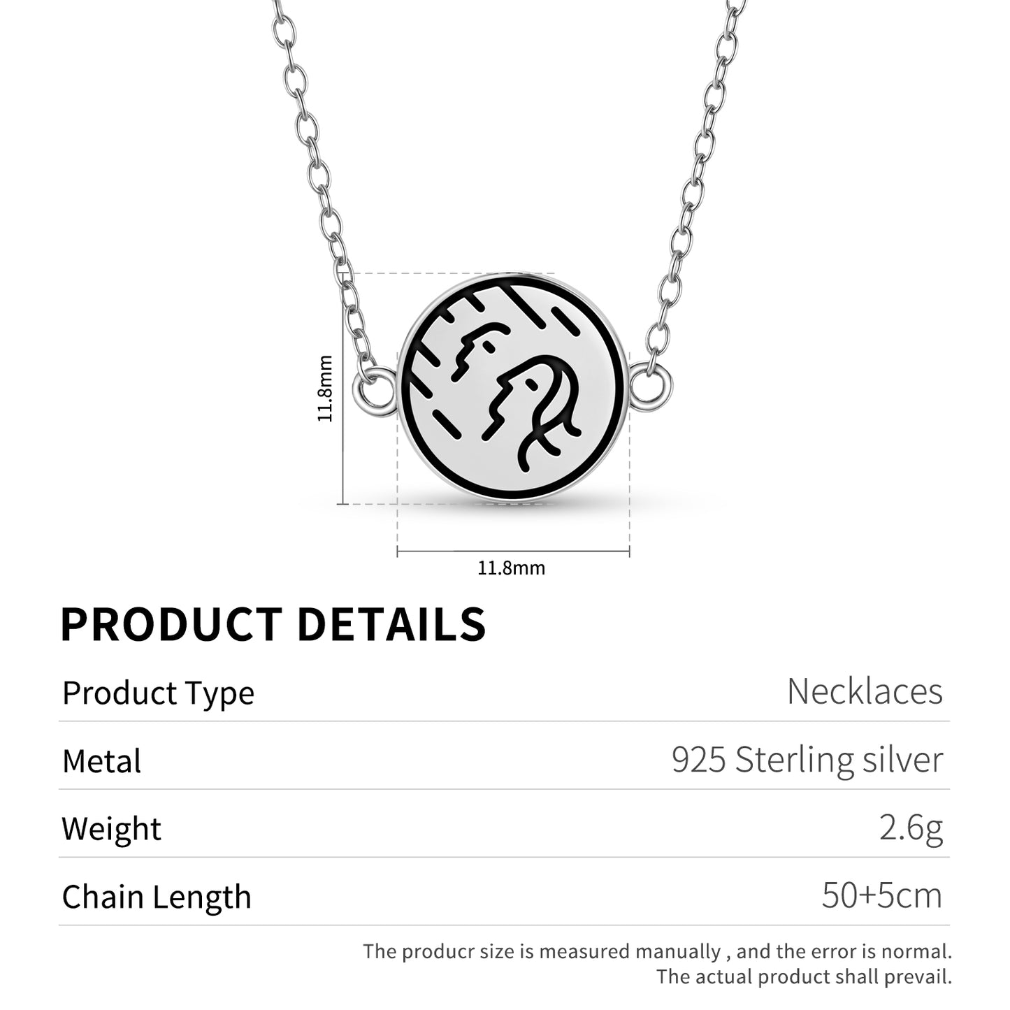 Aries Seal Anthroposophy Symbols Necklace