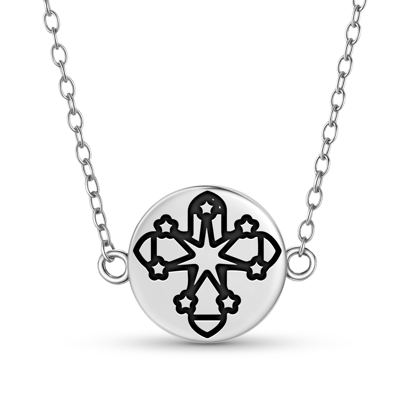 The Rose Cross Anthroposophy Symbols Necklace