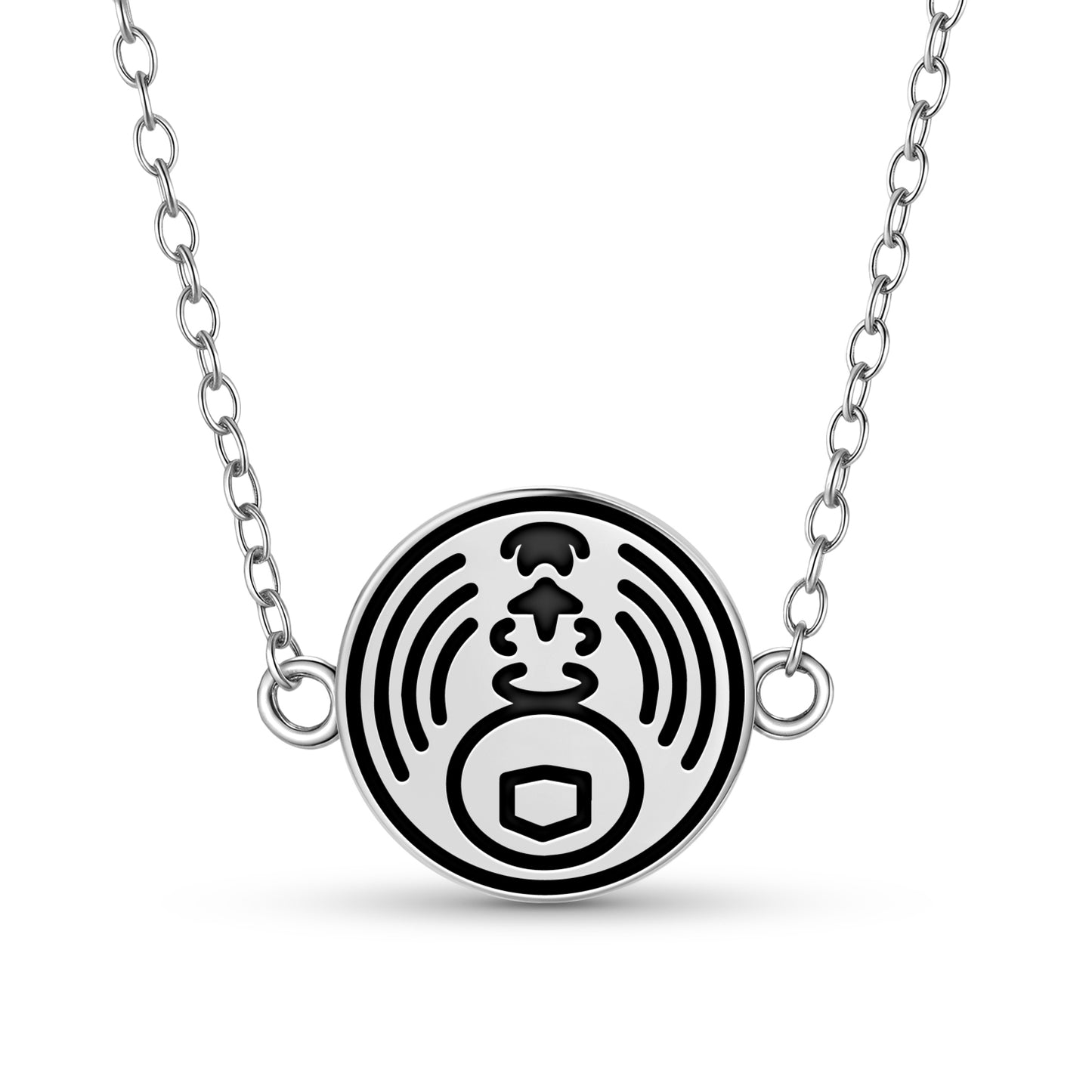 Seventh Apocalyptic Seal Anthroposophy Symbols Necklace