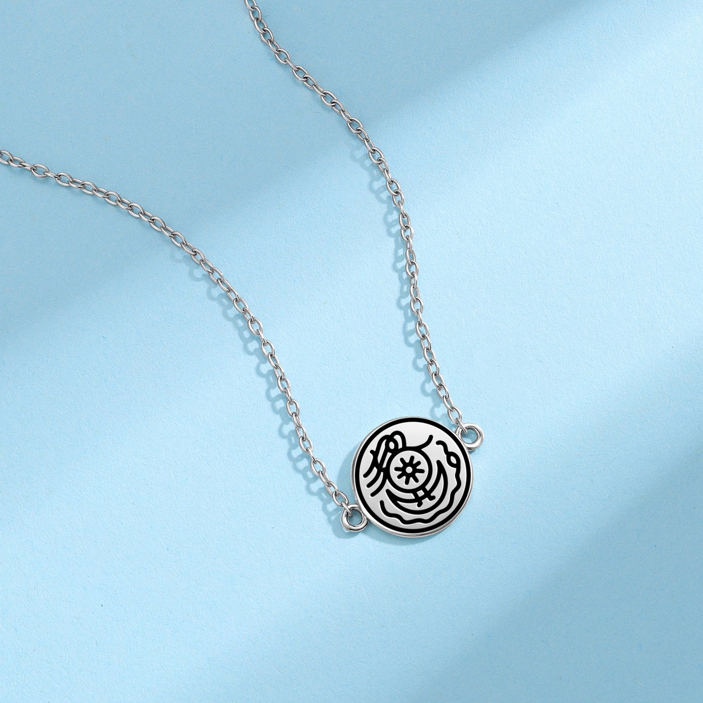 Fifth Apocalyptic Seal Anthroposophy Symbols Necklace