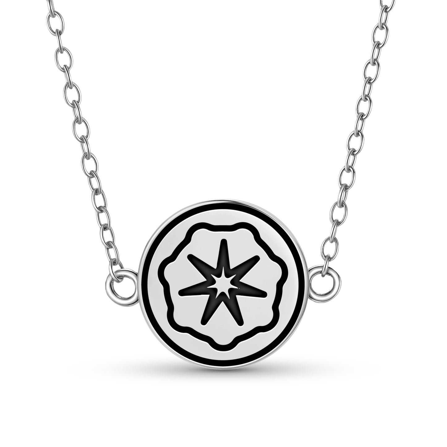 Saturn Seal Anthroposophy Symbols Necklace
