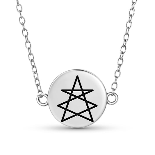 Mystical Lamb Anthroposophy Symbols Necklace