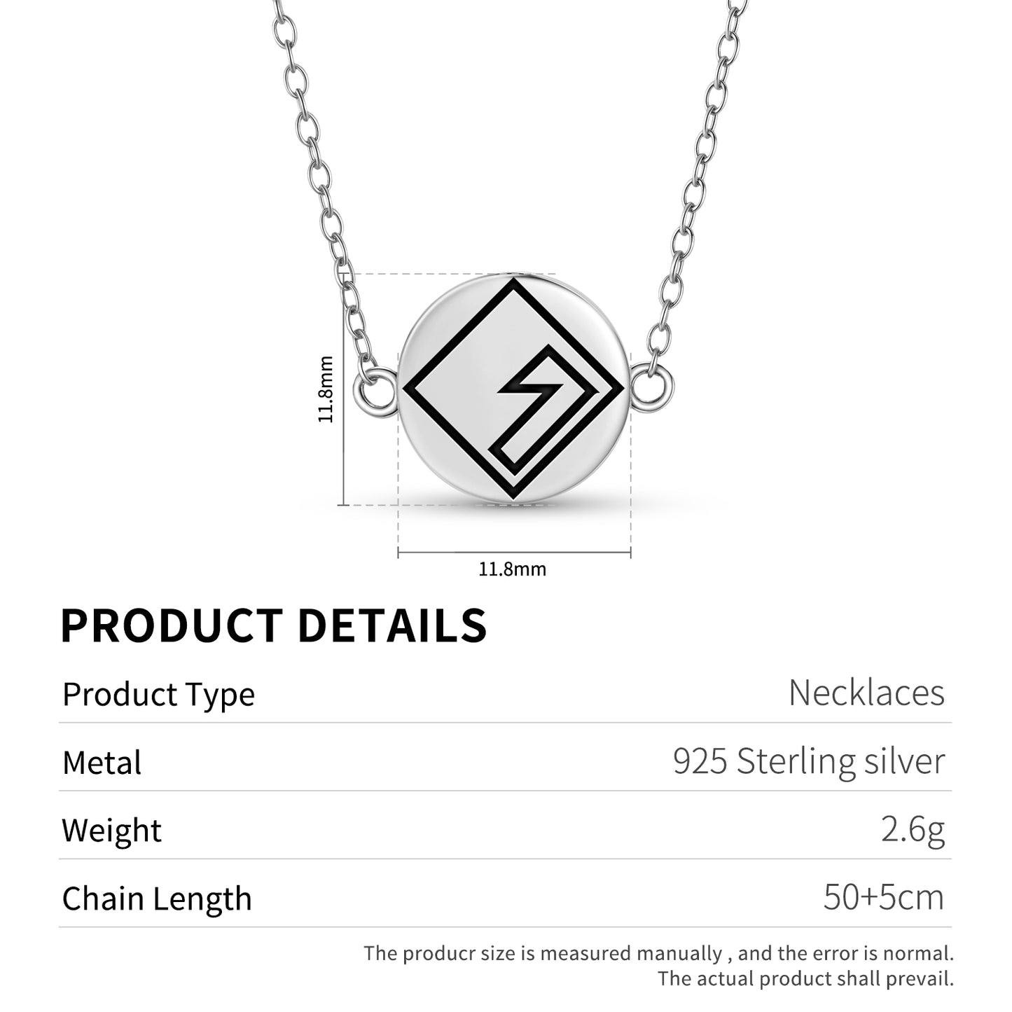 Aşk ve Birleşim – Love and Unison Turkish Symbols Necklace