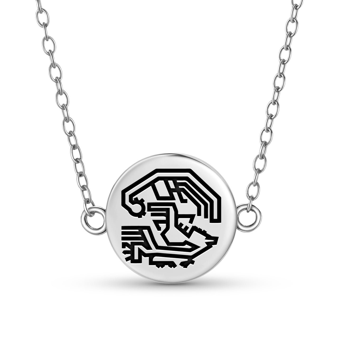 Dragon and Phoenix Turkish Symbols Necklace