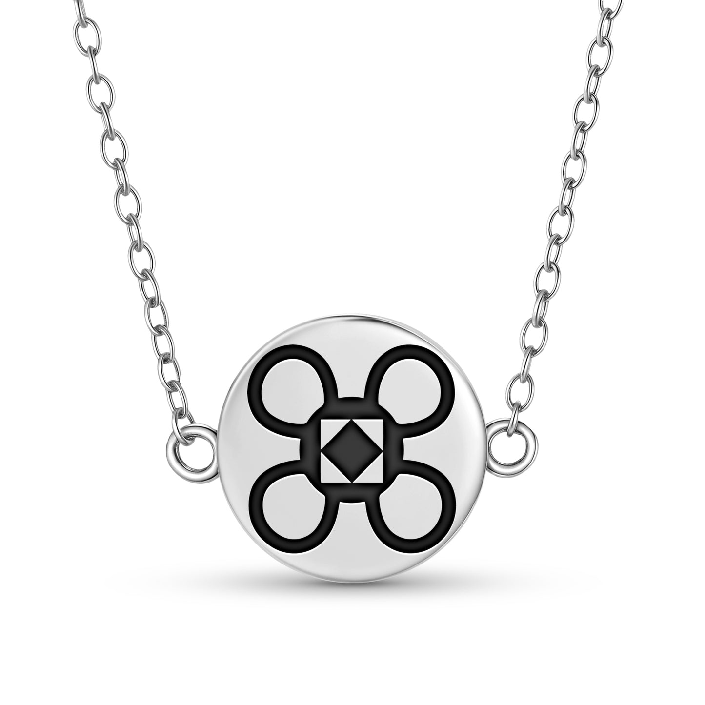Sunsum Adinkra Symbols Necklace