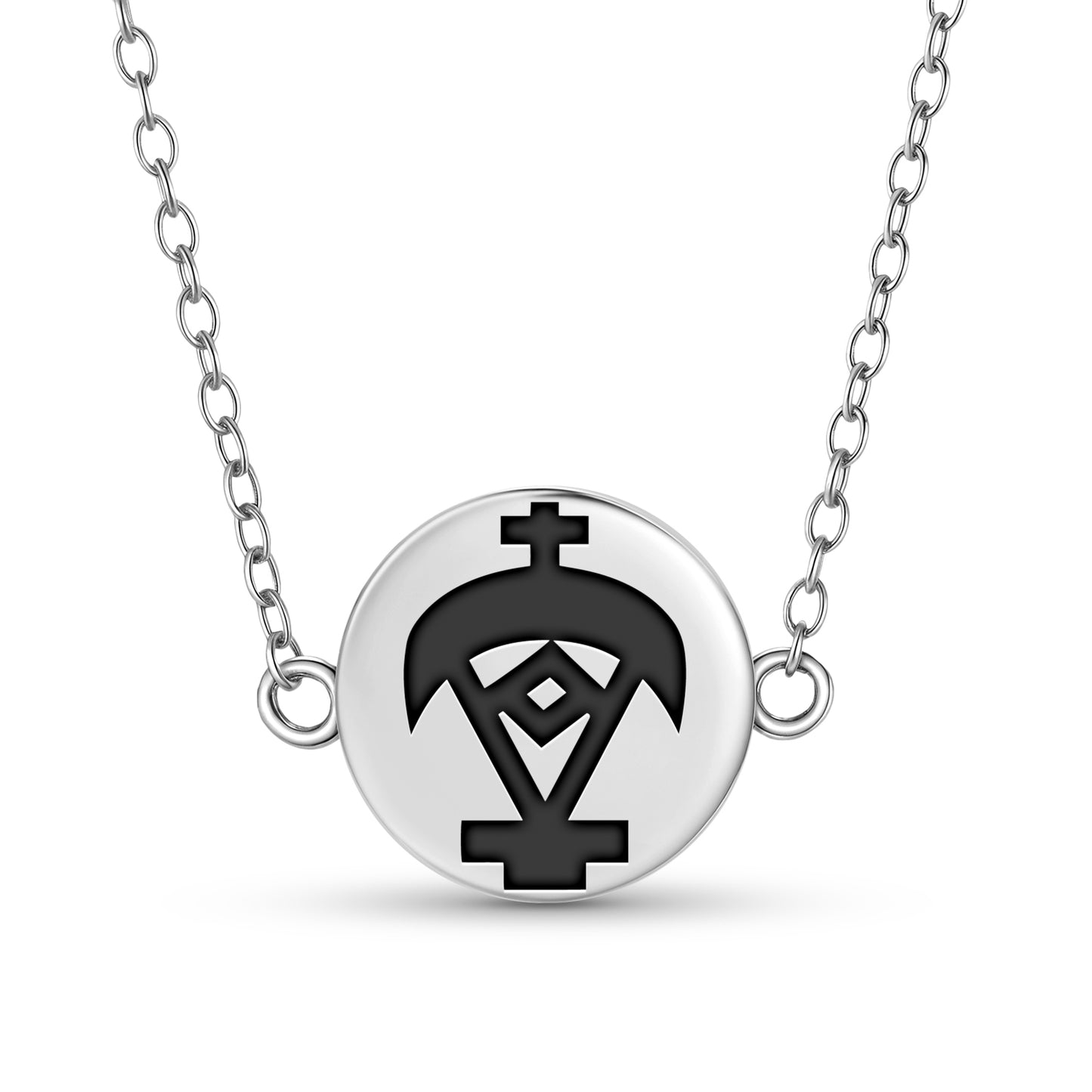 Ohene Papa Adinkra Symbols Necklace