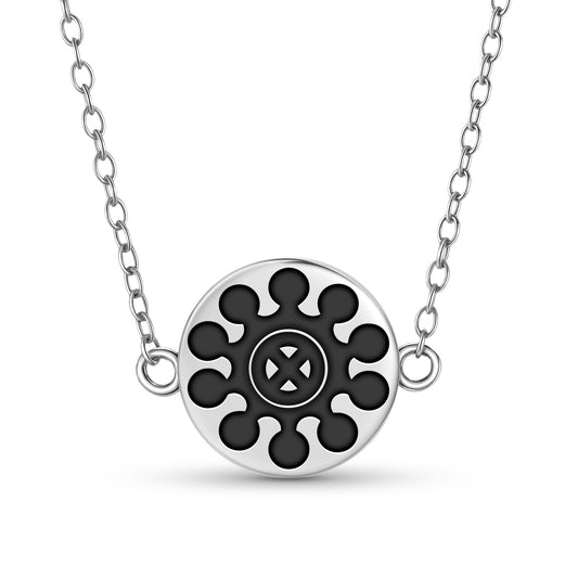 Ohene Aniwa Adinkra Symbols Necklace