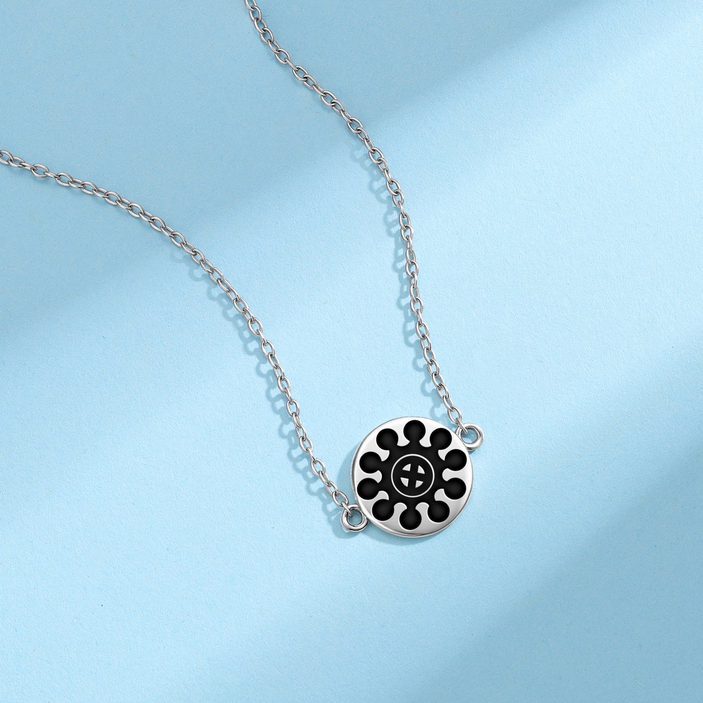 Ohene Aniwa Adinkra Symbols Necklace