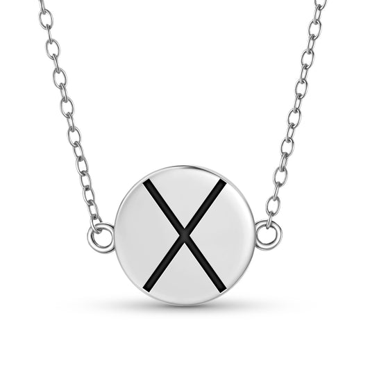 St. Andrew's Cross – Saltire Christianity Symbols Necklace