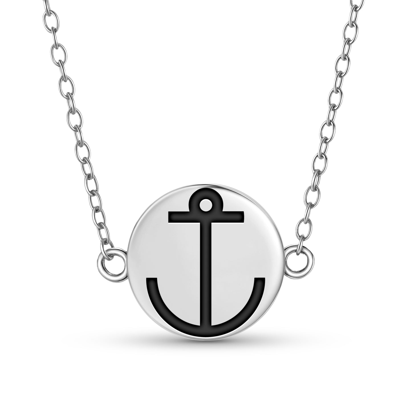 St. Clement's Cross Christianity Symbols Necklace