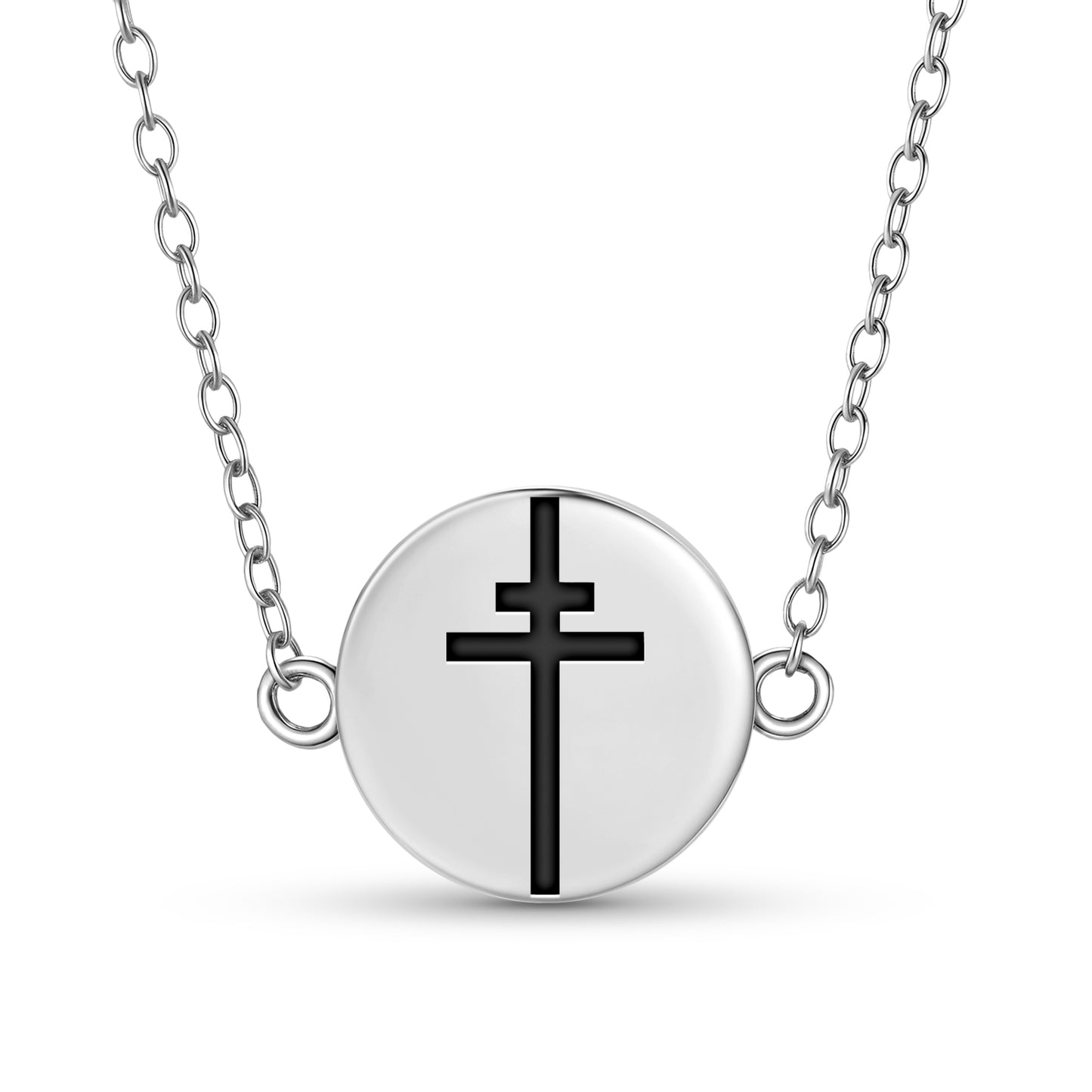 Patriarchal Cross Christianity Symbols Necklace