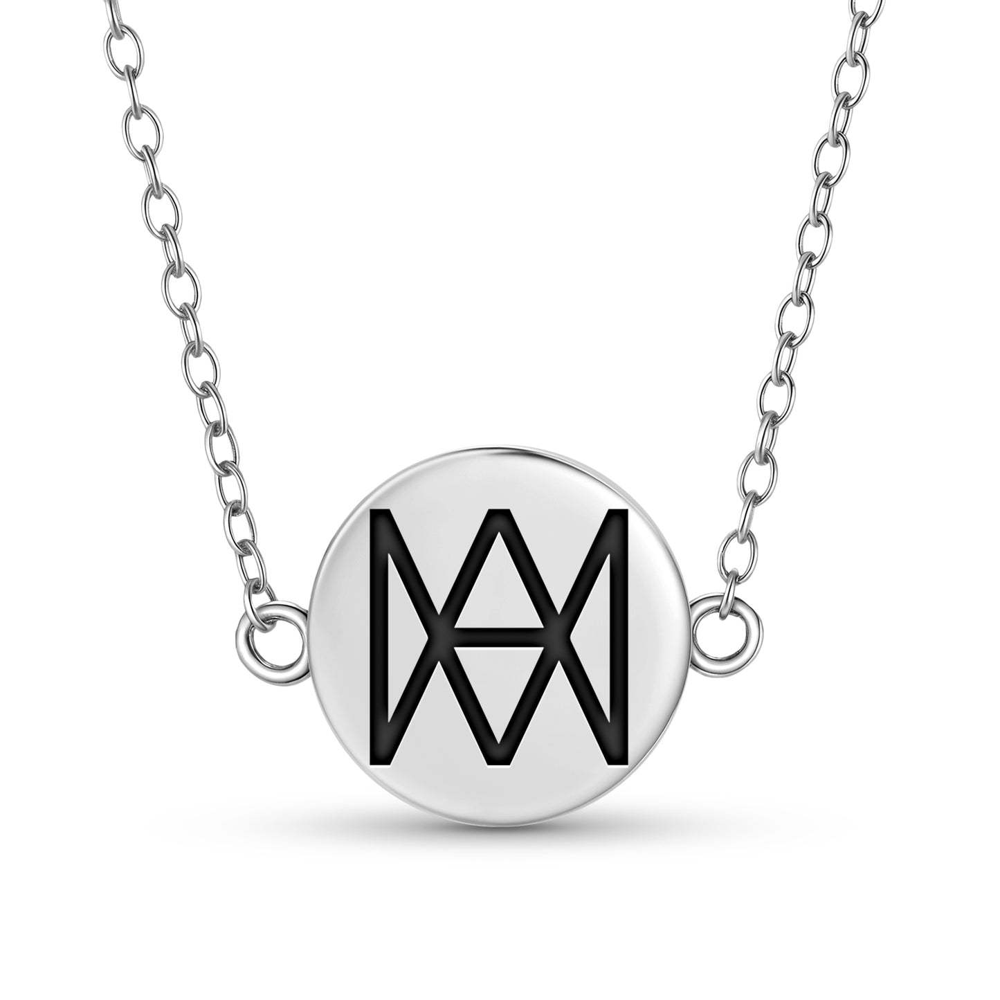 Auspice Maria Christianity Symbols Necklace