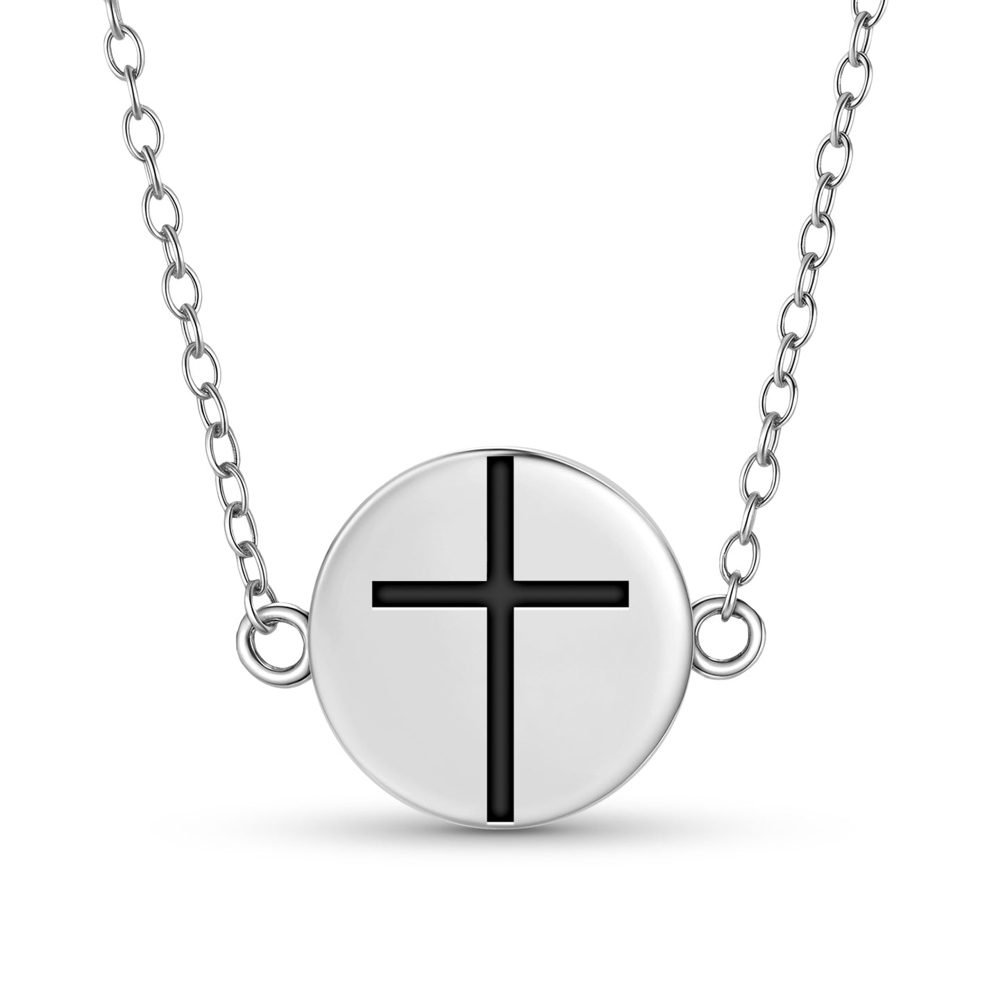 Roman Cross Christianity Symbols Necklace