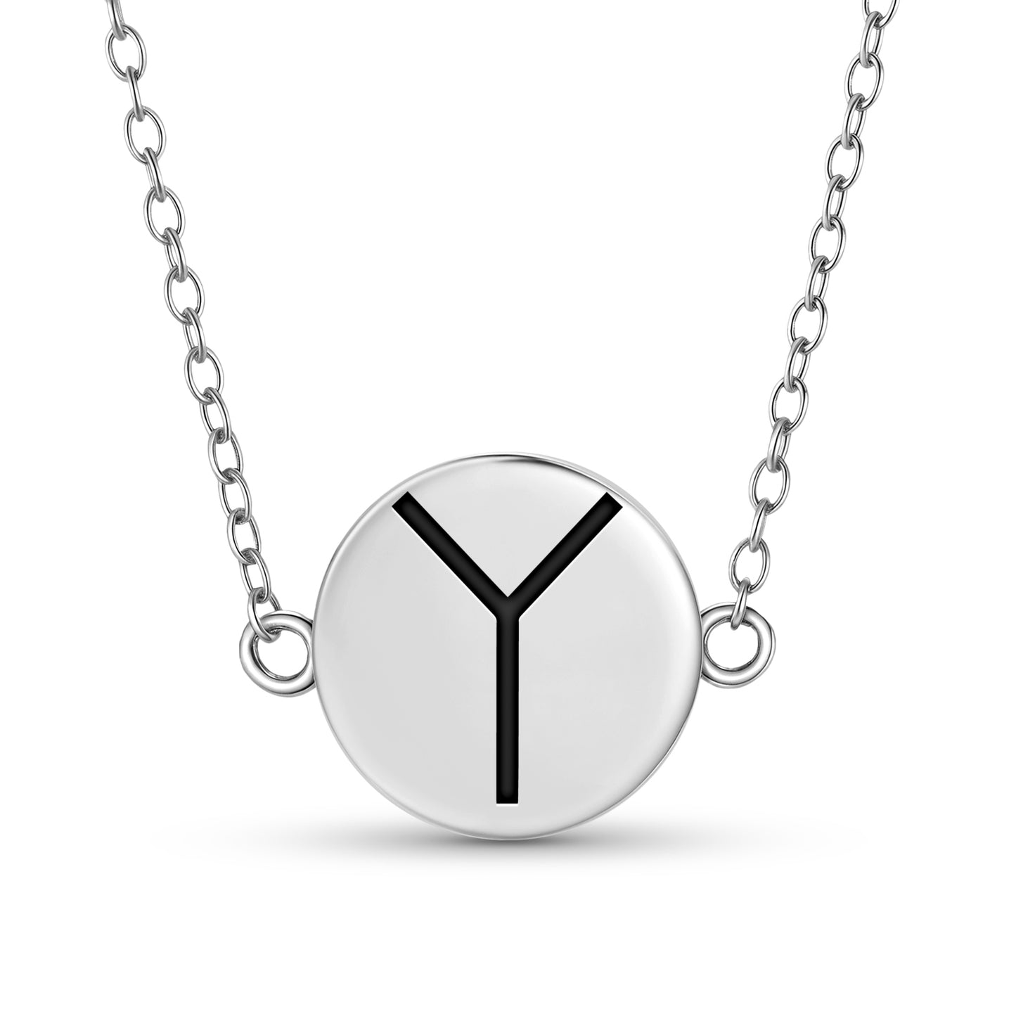 Upsilon Cross Christianity Symbols Necklace