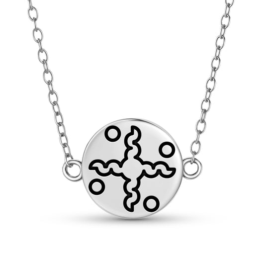 Serpents Crop Circles Symbols Necklace
