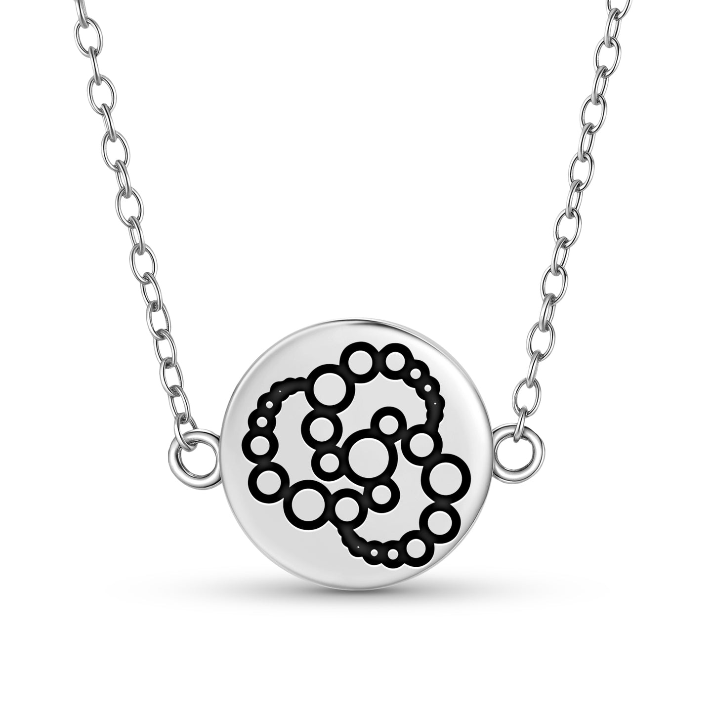 Phase of Moon Crop Circles Symbols Necklace