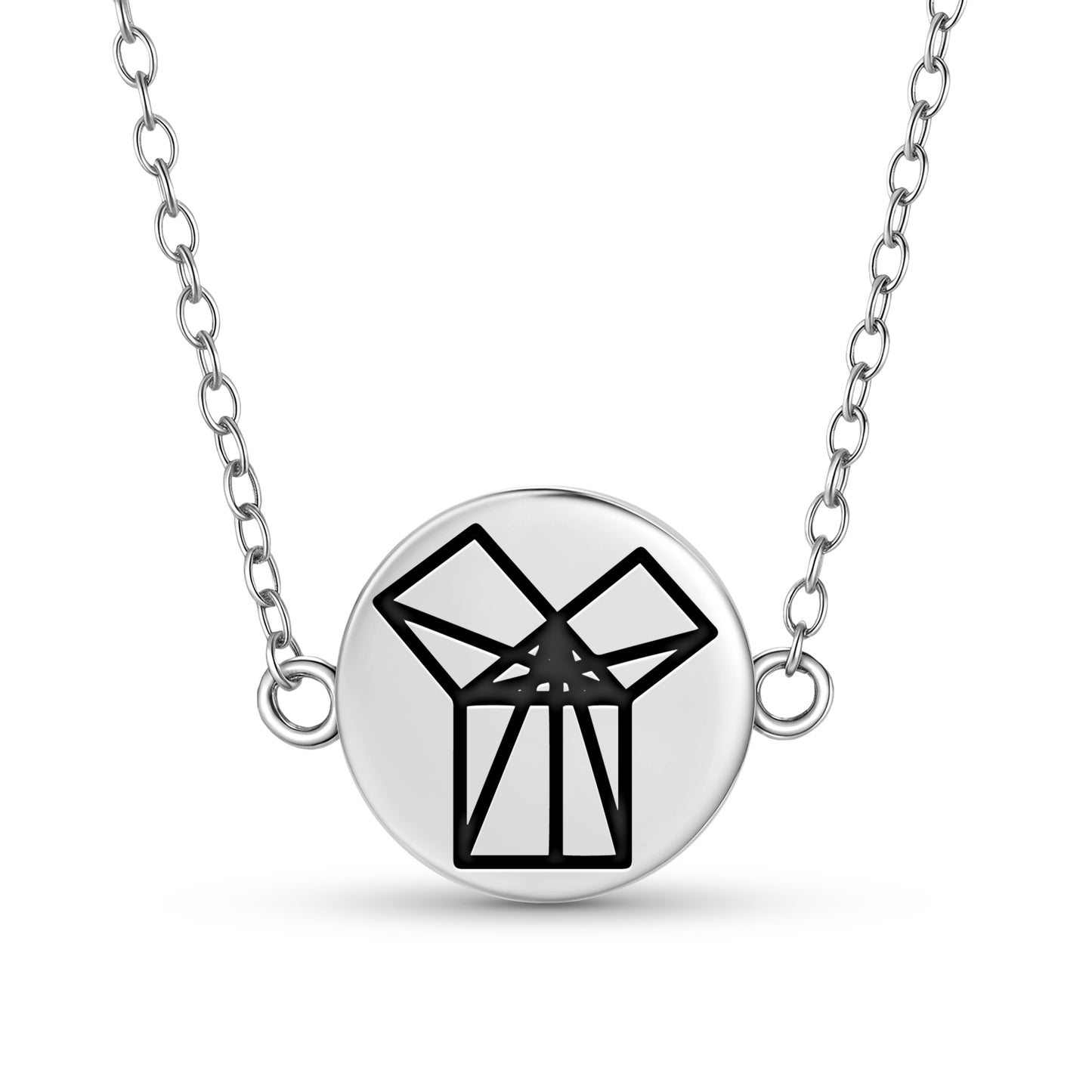 47th Proposition of Euclid Freemasonry Symbols Necklace