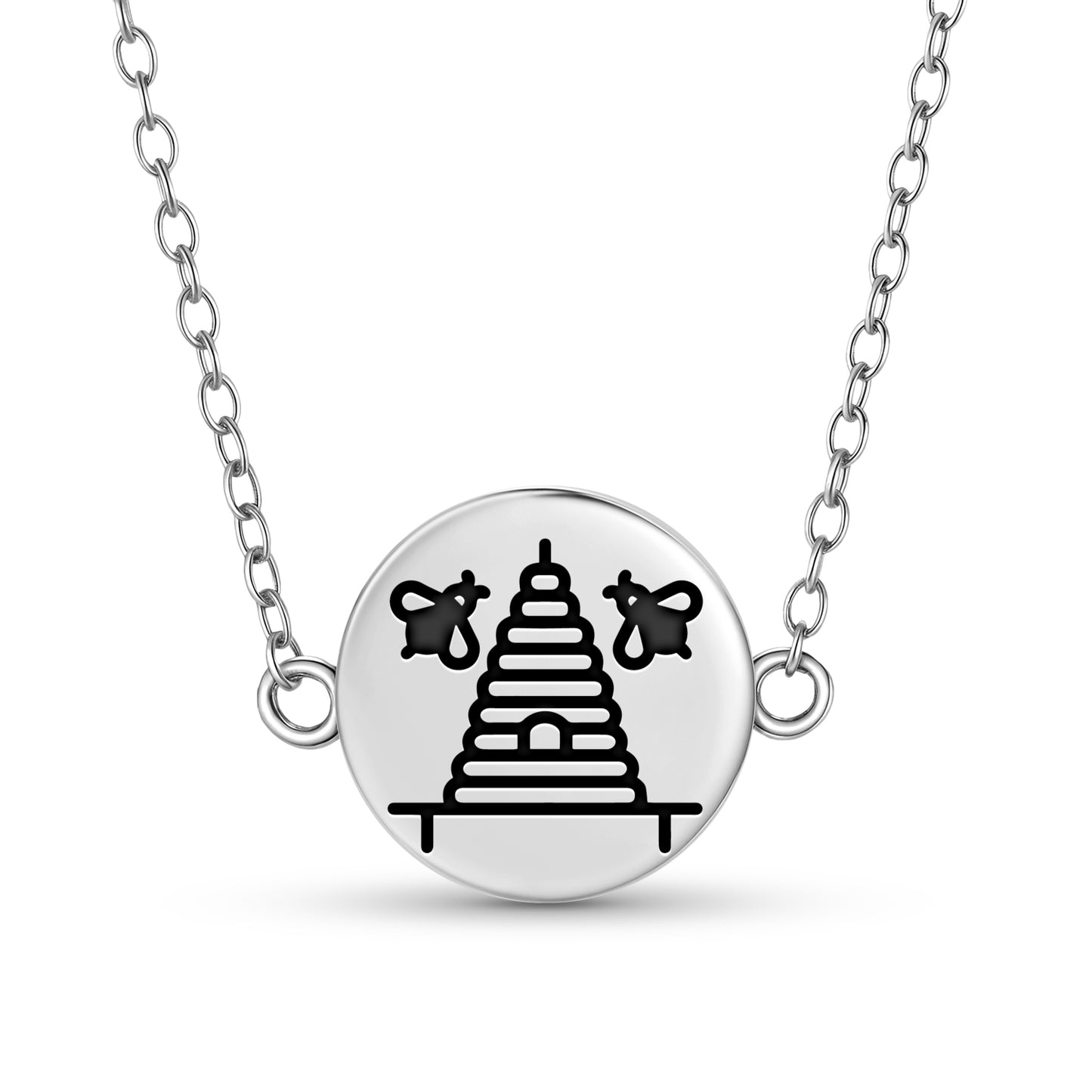 The Beehive Freemasonry Symbols Necklace