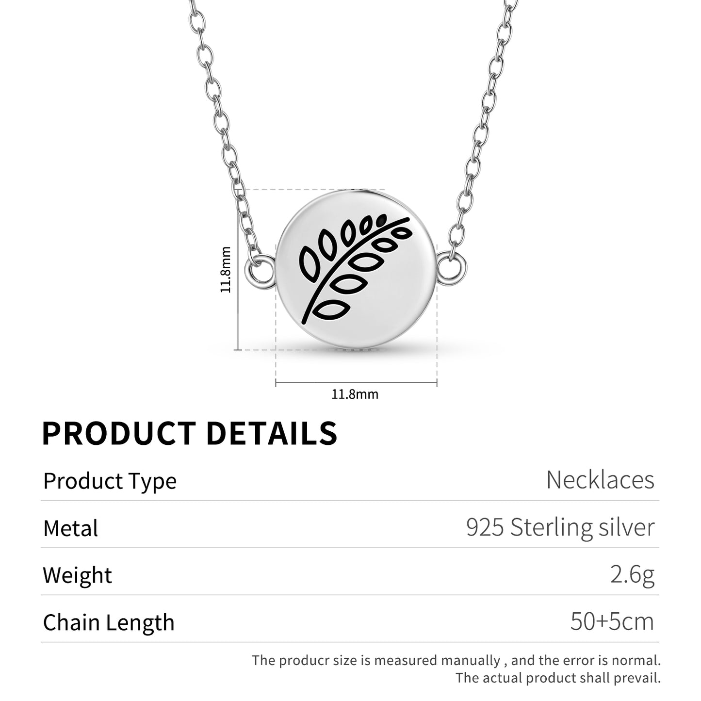 Sprig of Acacia Acacia Tree Freemasonry Symbols Necklace