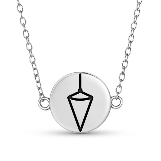 Plumb Freemasonry Symbols Necklace