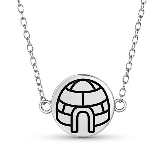 Igloo iglu Inuit Symbols Necklace