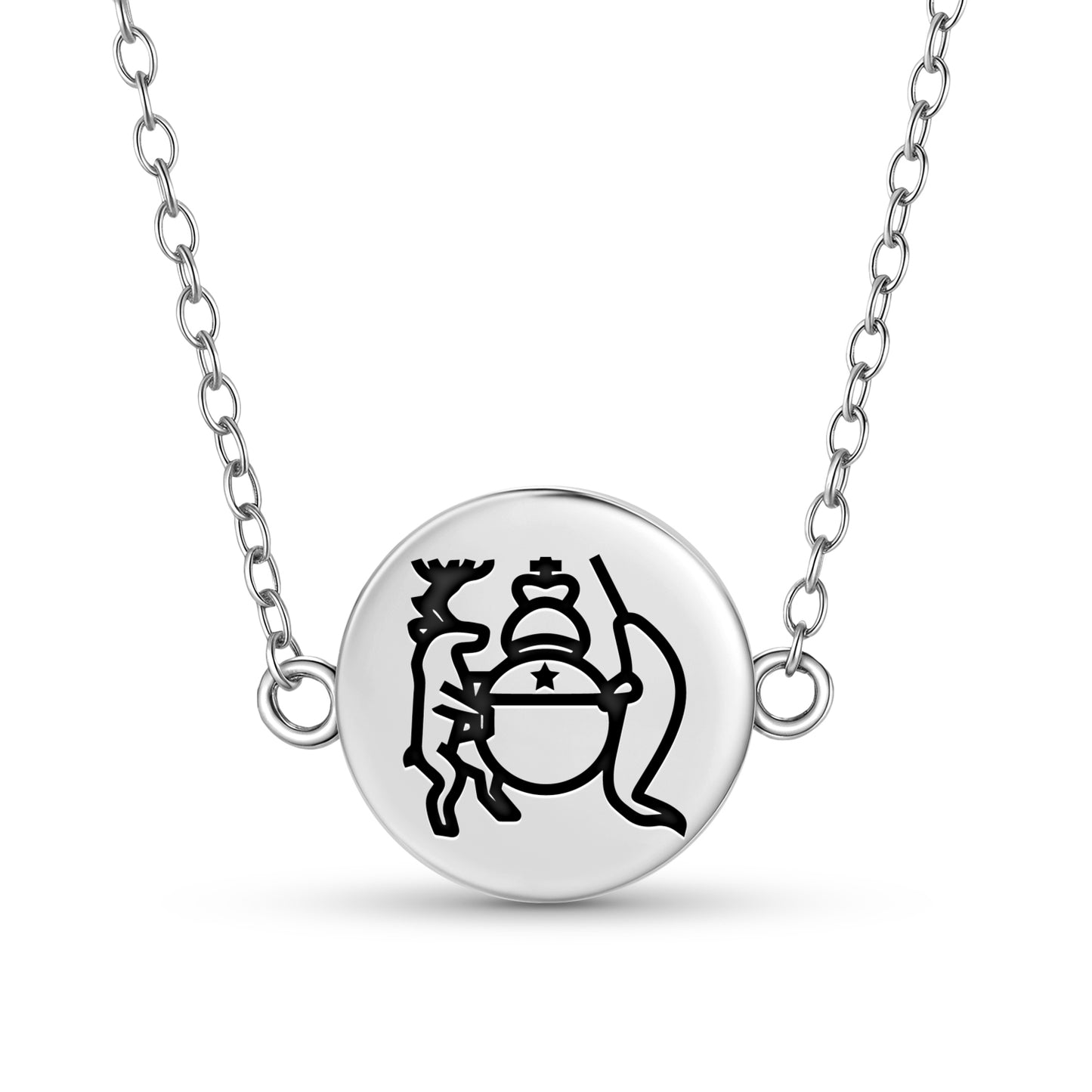 Nunavut's Coat of Arms Inuit Symbols Necklace