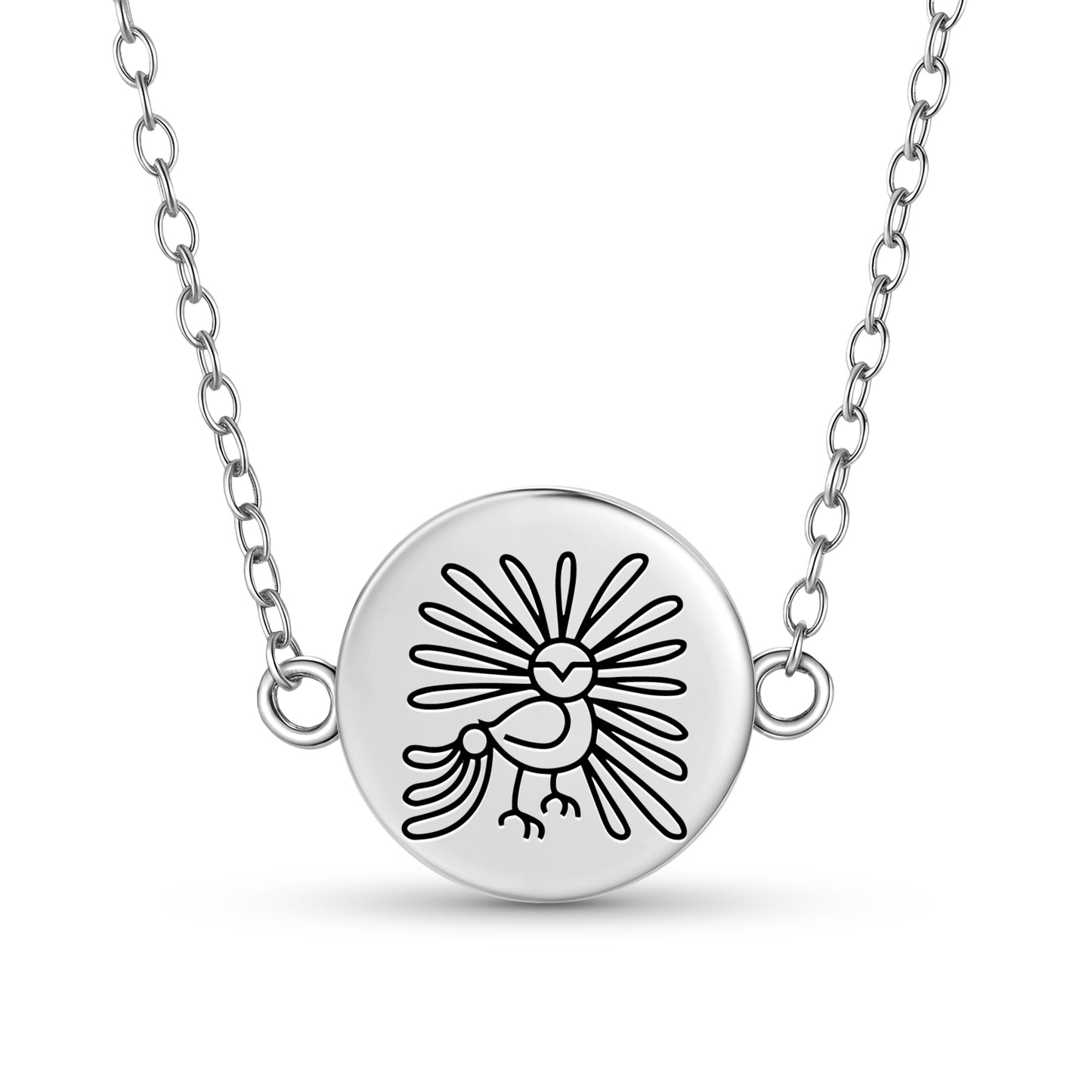 Enchanted Owl Inuit Symbols Necklace